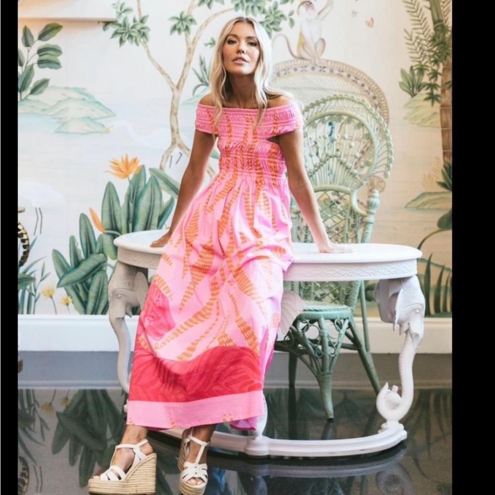 Sheridan French Beth Dress in candy tigress